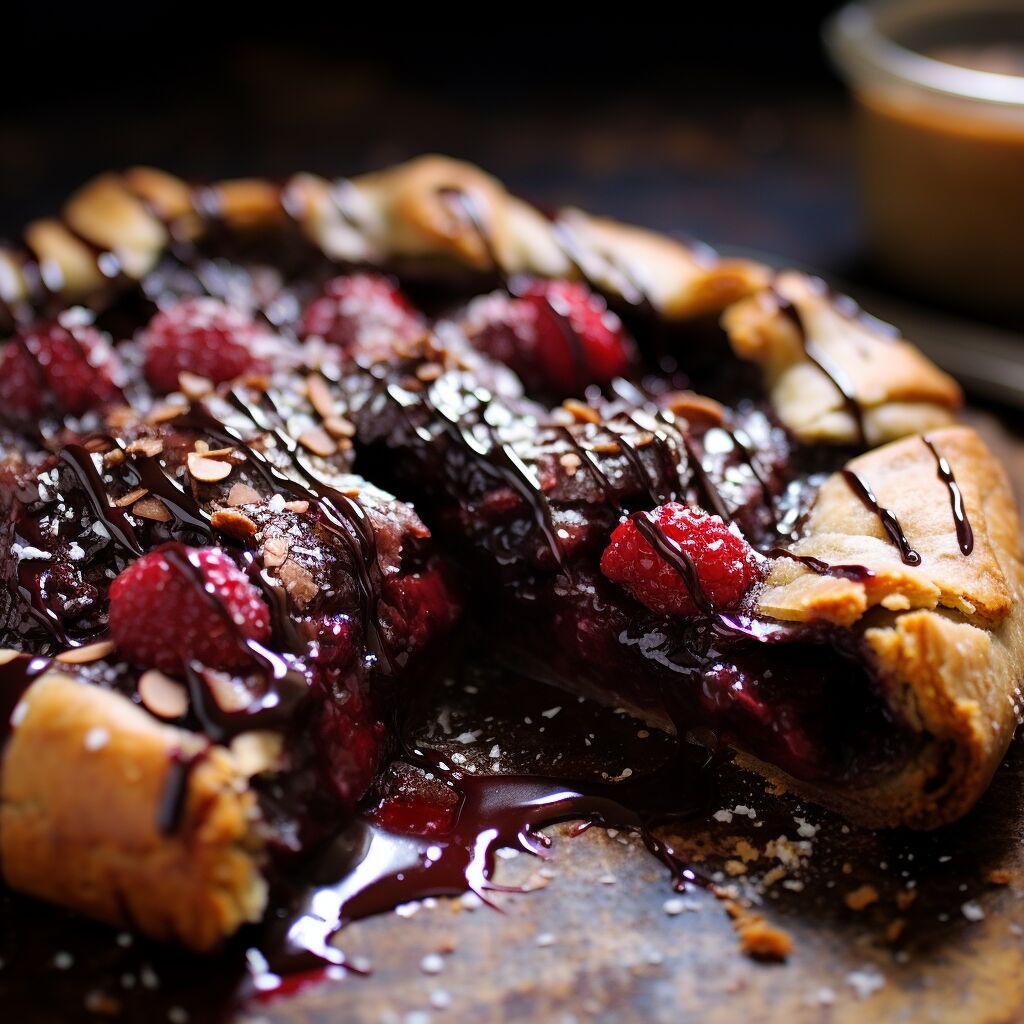 Chocolate Raspberry Galette - Coolinarco.com