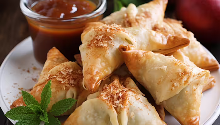 Apple and Cinnamon Samosas