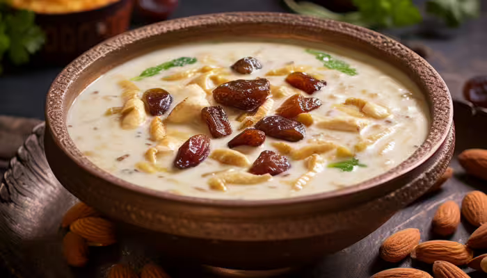 Cashew and Date Kheer