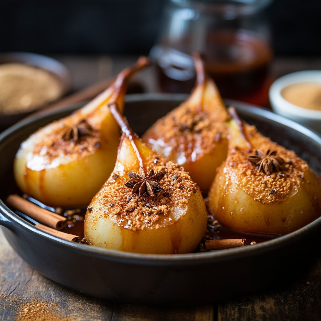 Chai Spiced Baked Pears - Coolinarco.com