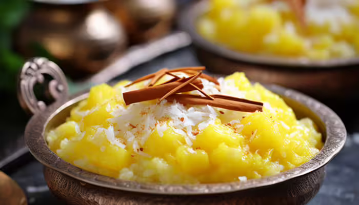 Coconut and Saffron Rice Pudding