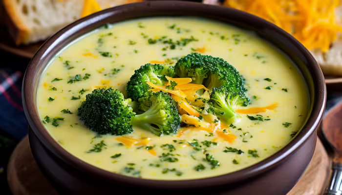Creamy Broccoli Cheddar Soup