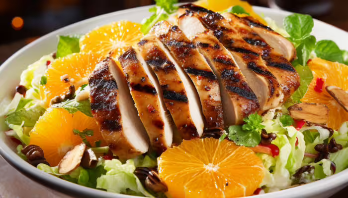 Grilled Chicken and Mandarin Orange Salad