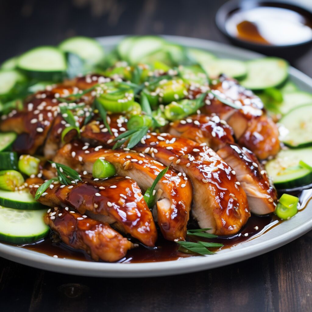 Hoisin Glazed Chicken and Cucumber Salad - Coolinarco.com