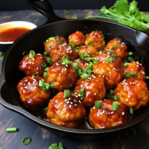 Honey Sriracha Turkey Meatballs