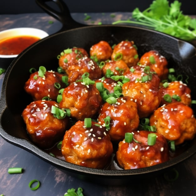 Honey Sriracha Turkey Meatballs
