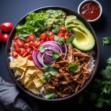 Jackfruit Carnitas Burrito Bowl