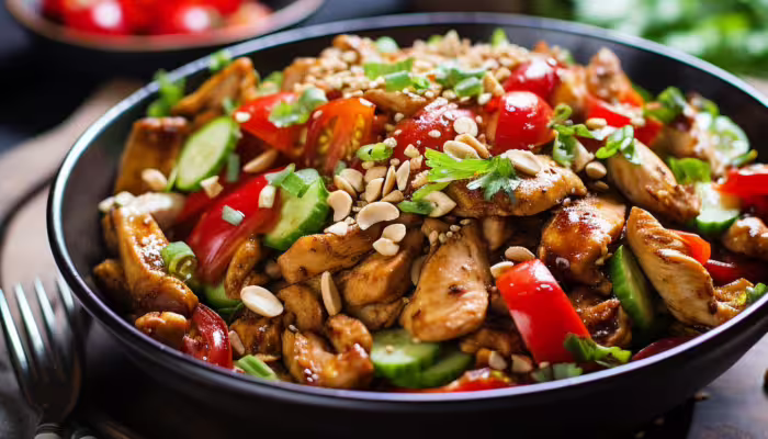 Kung Pao Chicken Salad