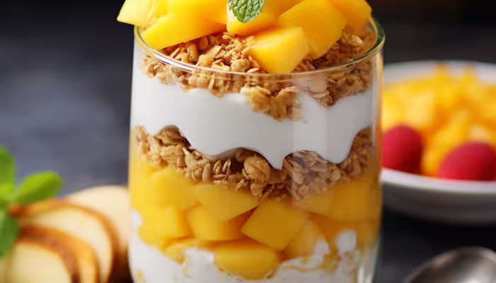 Mango and Yogurt Parfait