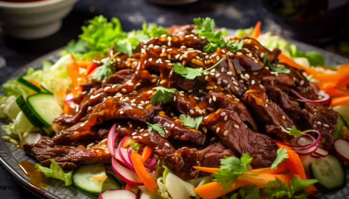 Mongolian Beef Salad