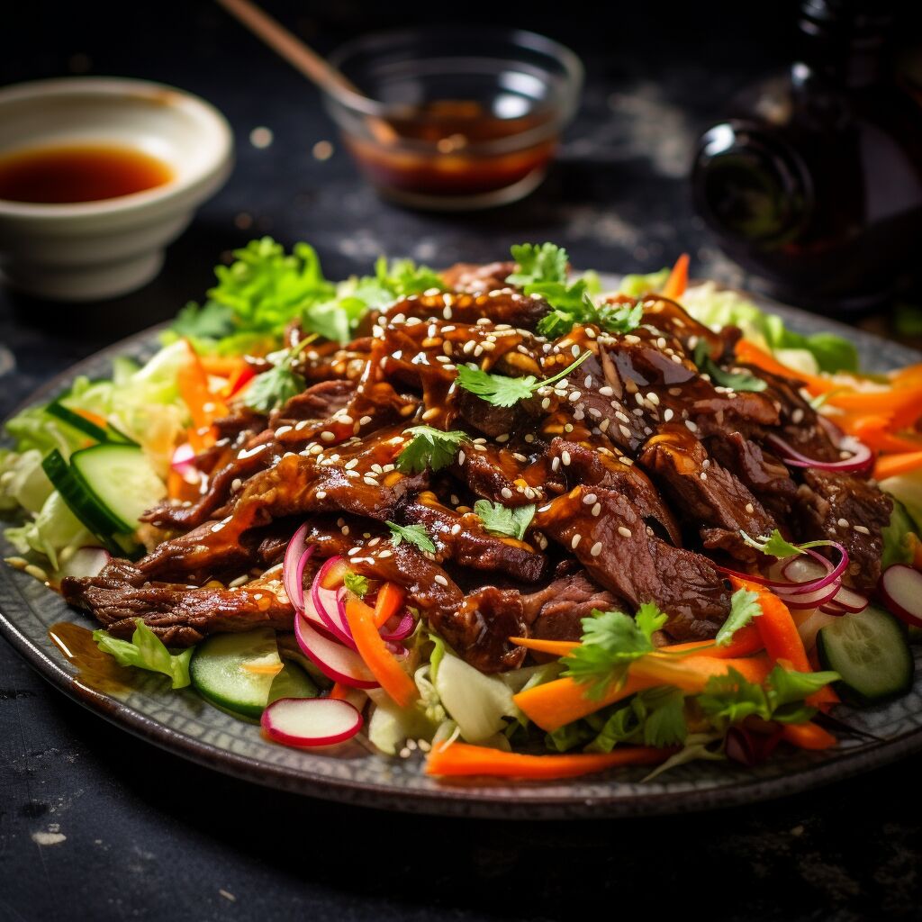 Mongolian Beef Salad - Coolinarco.com