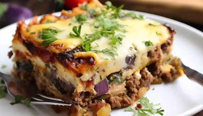 Moussaka-Inspired Breakfast Casserole