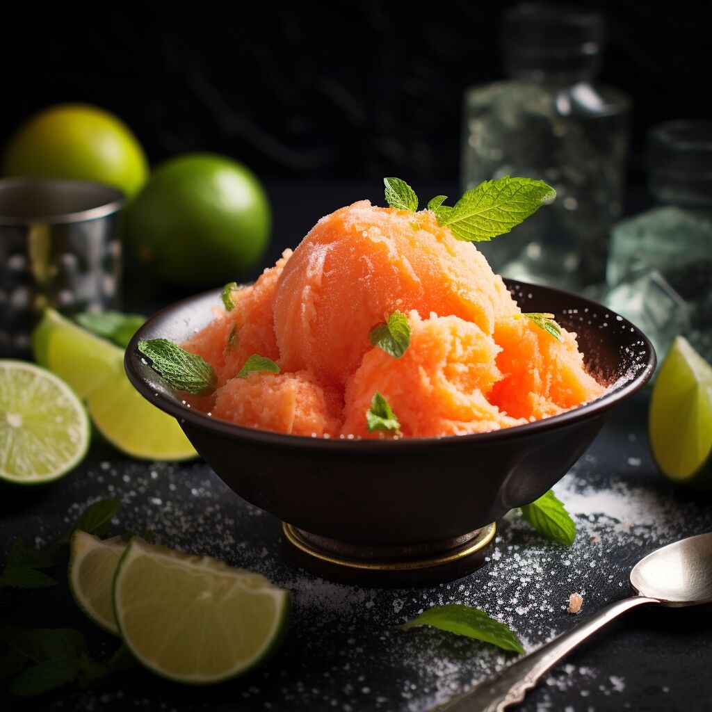 Papaya and Lime Sorbet - Coolinarco.com