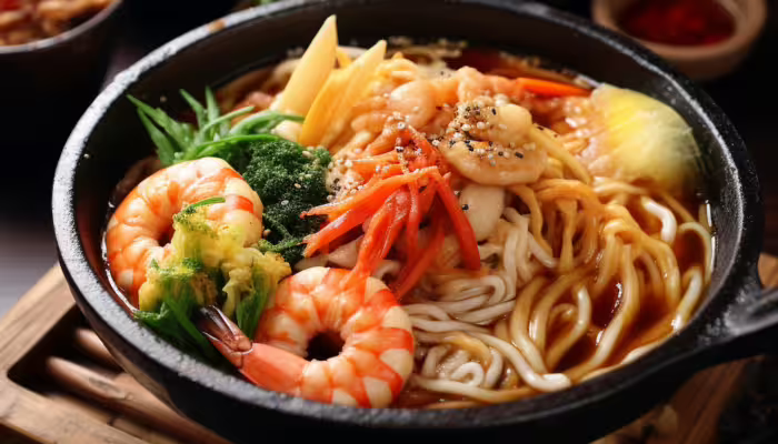 Shrimp and Vegetable Tempura Udon