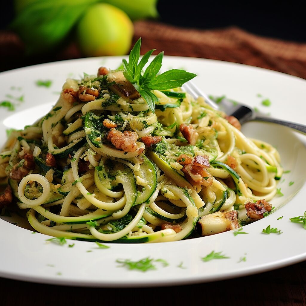 Spaghetti with Clam and Zucchini Sauce - Coolinarco.com