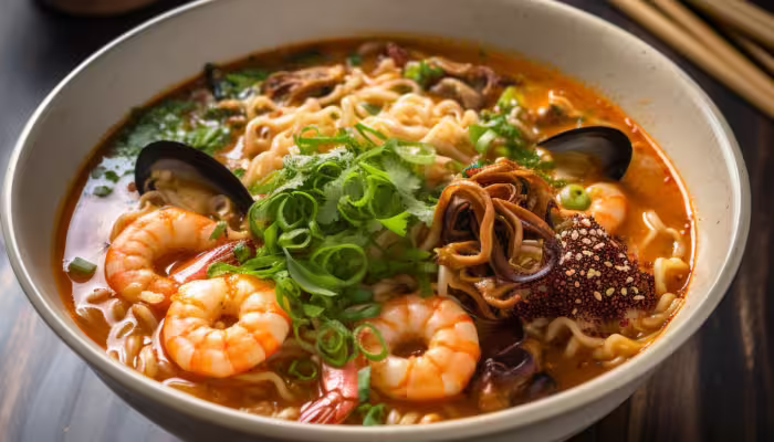 Spicy Seafood Ramen