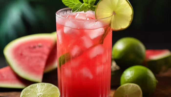 Thai Watermelon and Lime Cooler
