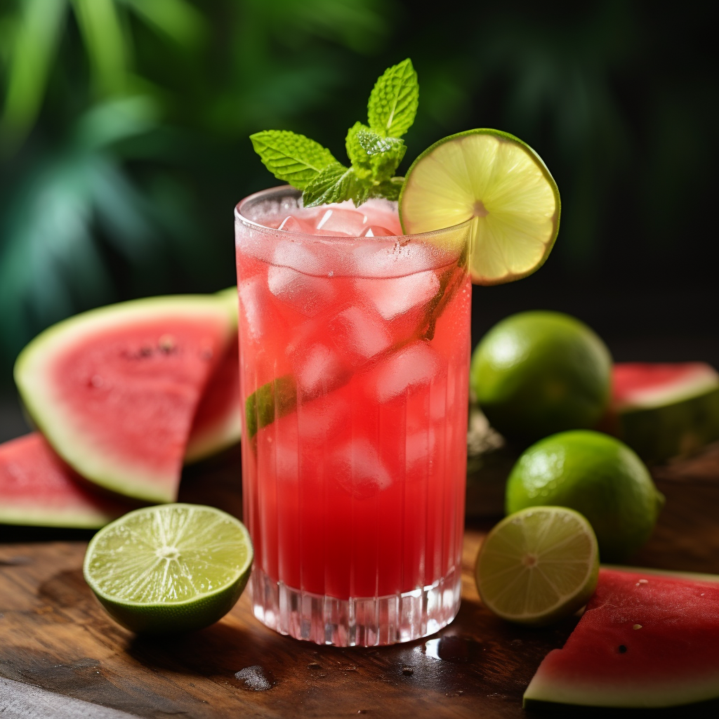 Thai Watermelon and Lime Cooler