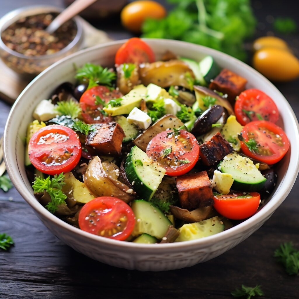 Greek Breakfast Salad