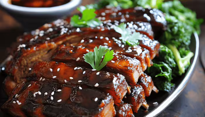 Hoisin Glazed Grilled Ribs