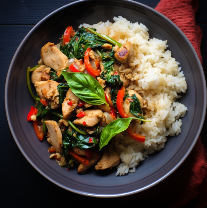 Thai Basil Turkey Stir-Fry
