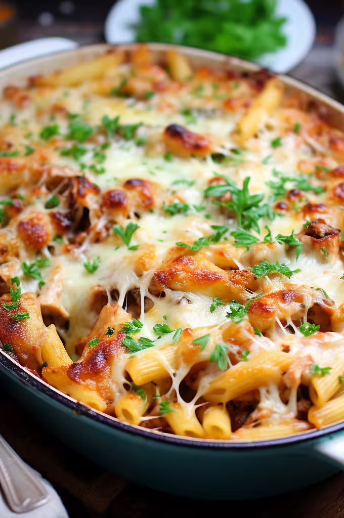 Italian Chicken Pasta Bake