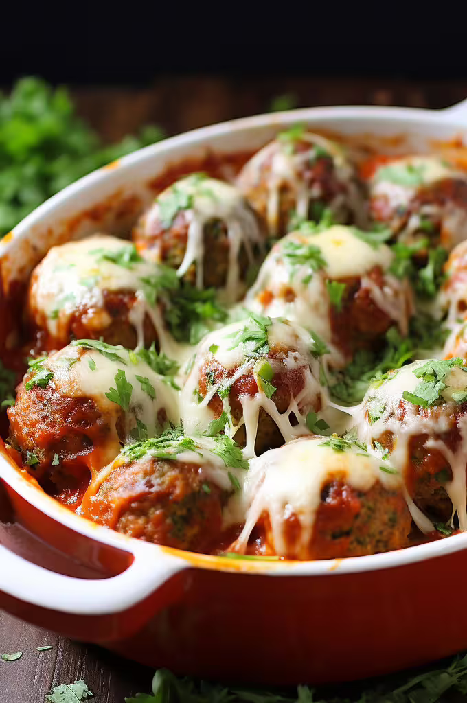 Baked Italian Meatballs