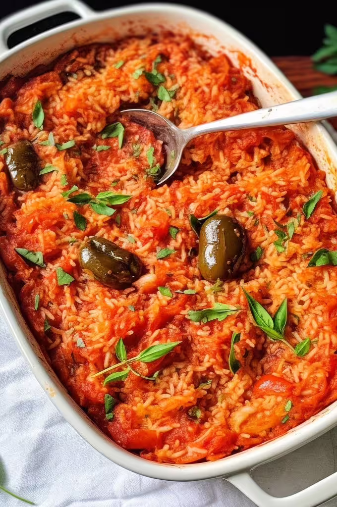 Greek Rice Bake