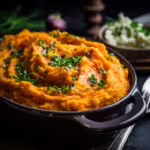 Baked Mashed Sweet Potatoes