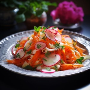 Radish and Carrot Salad