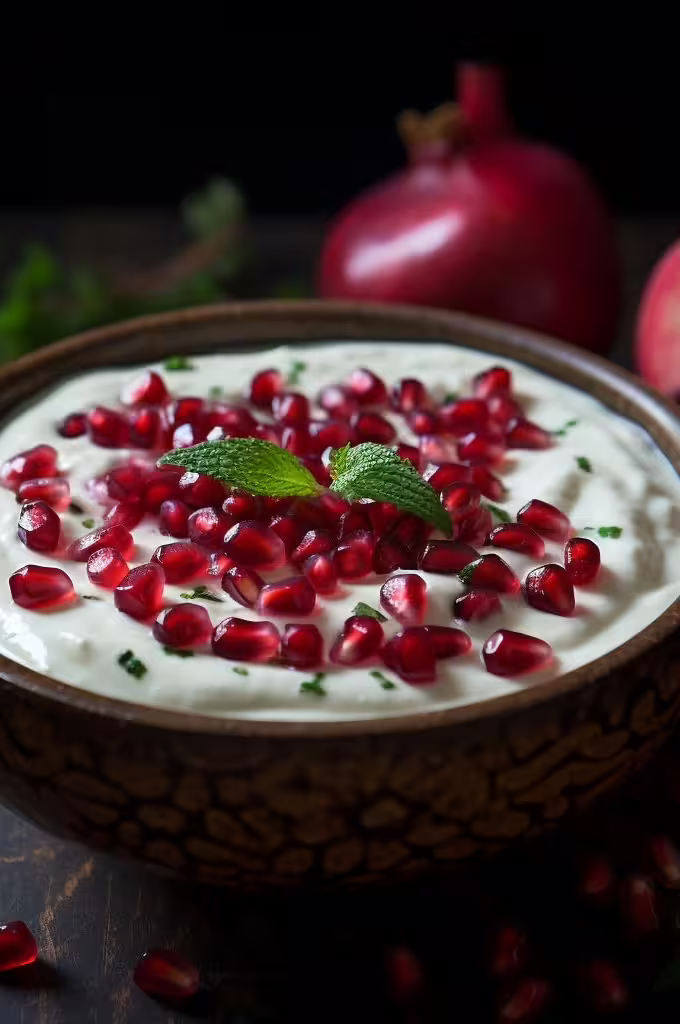 Pomegranate Raita