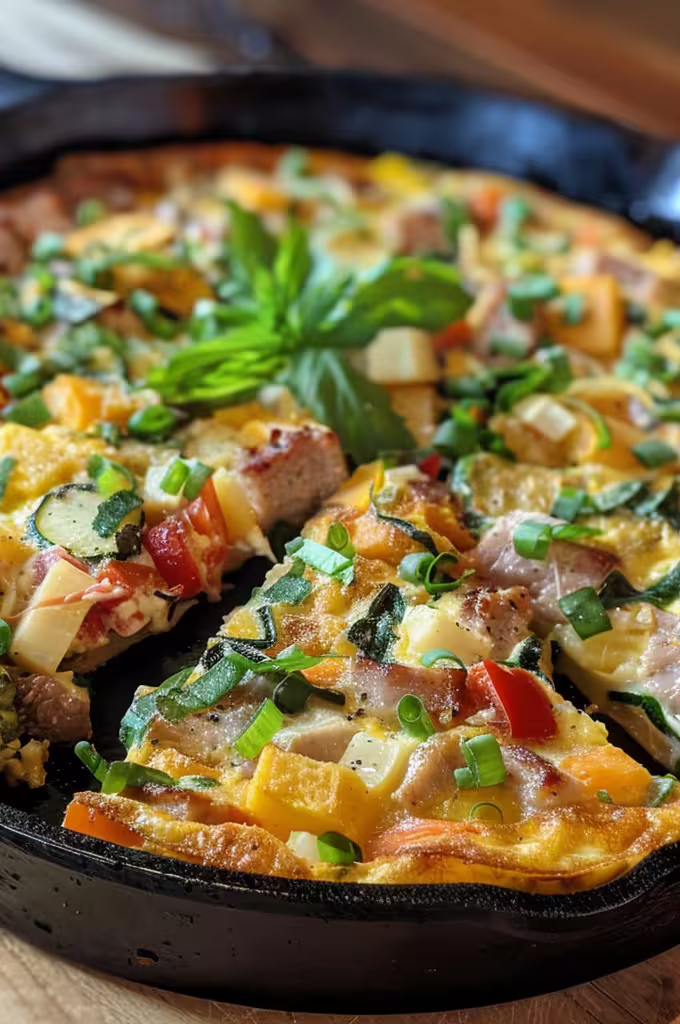 Pork and Vegetable Frittata