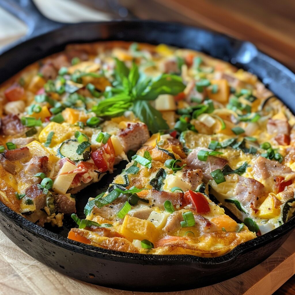 Pork and Vegetable Frittata - Coolinarco.com