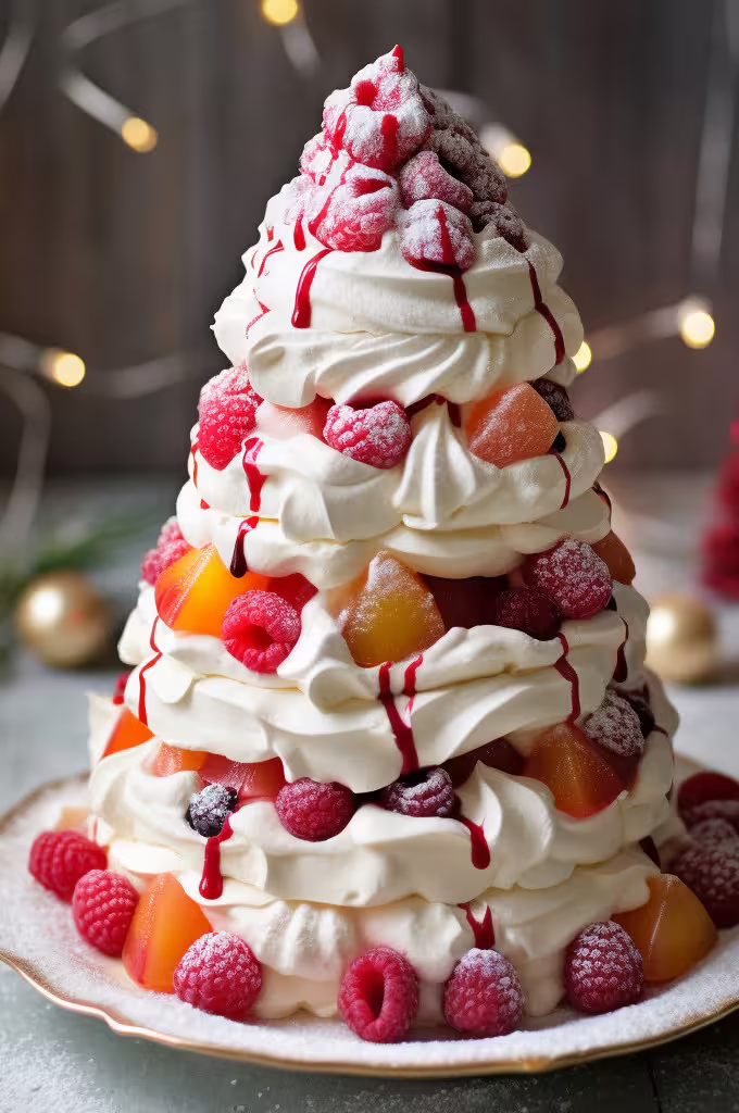 Pavlova Christmas Tree