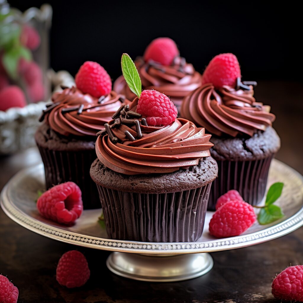 Chocolate and Raspberry Cupcakes - Coolinarco.com