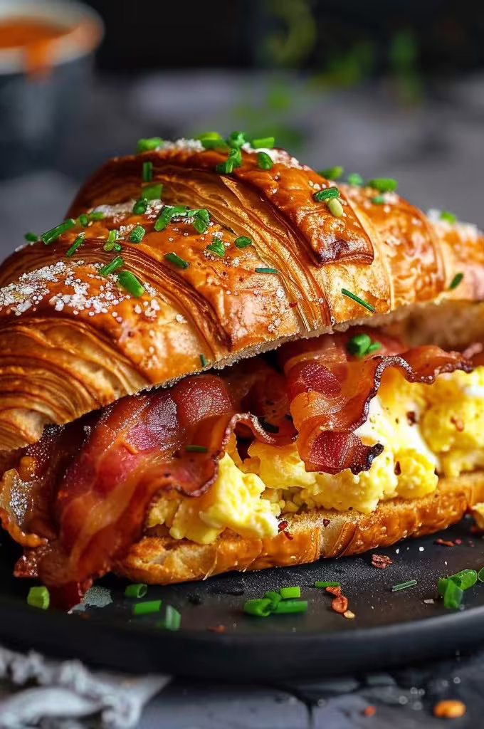Bacon and Egg Brunch Croissant