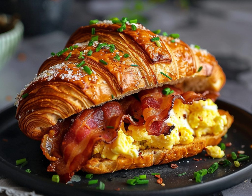 Bacon and Egg Brunch Croissant