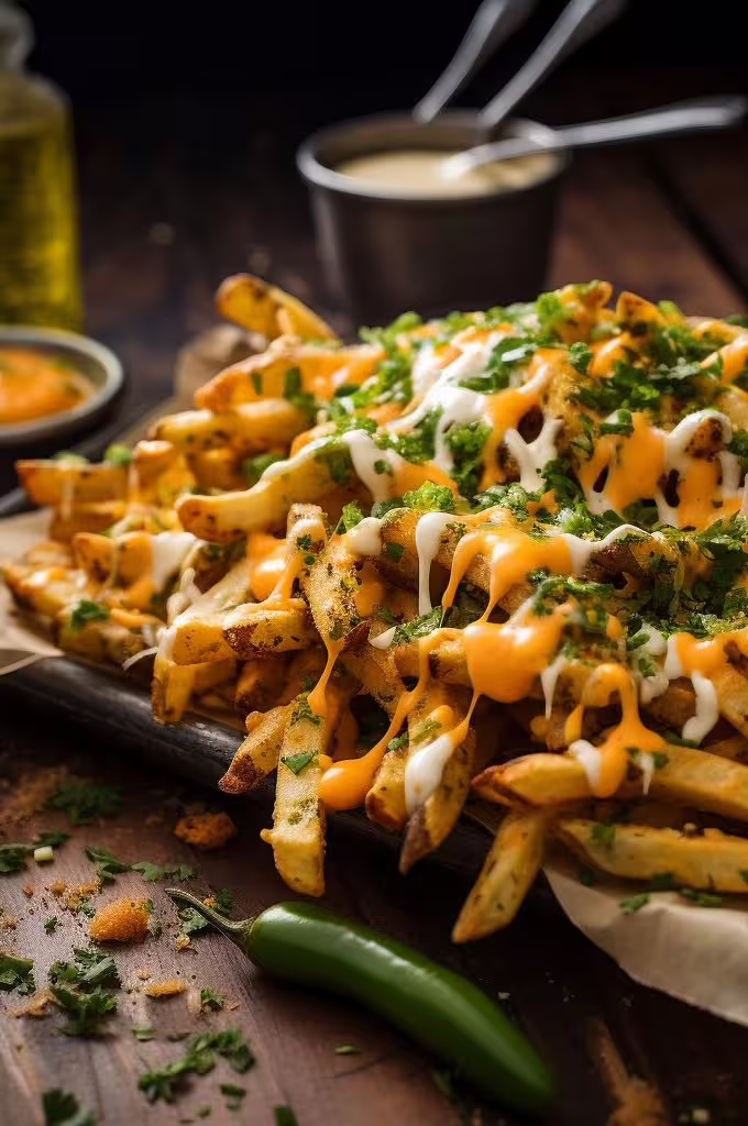 Jalapeno Fries with Cheddar