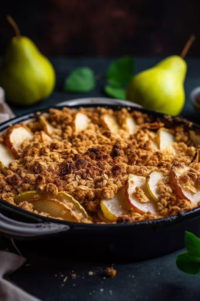 Baked Apple and Pear Crisp