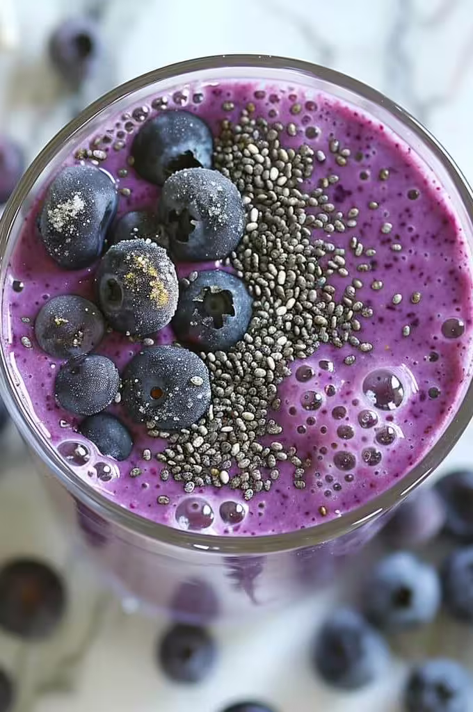Blueberry Chia Detox Smoothie