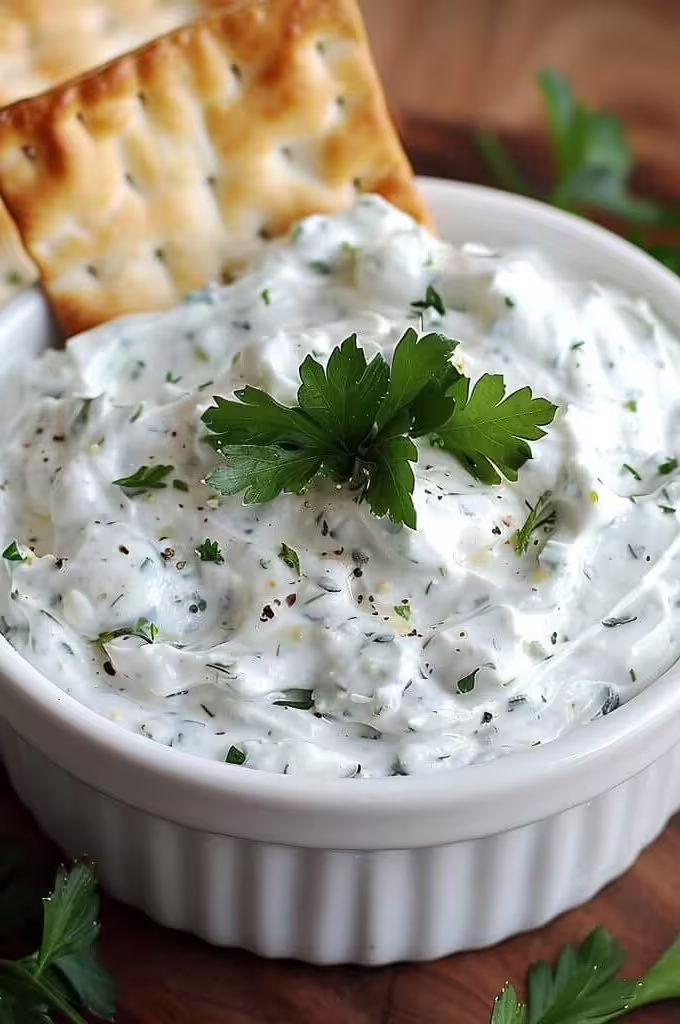 creamy herb dip