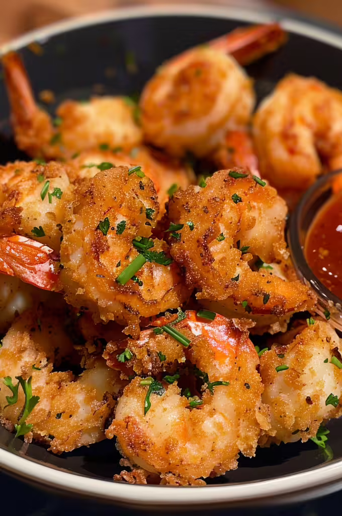 Keto Fried Shrimp