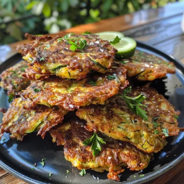 Pork and Zucchini Fritters