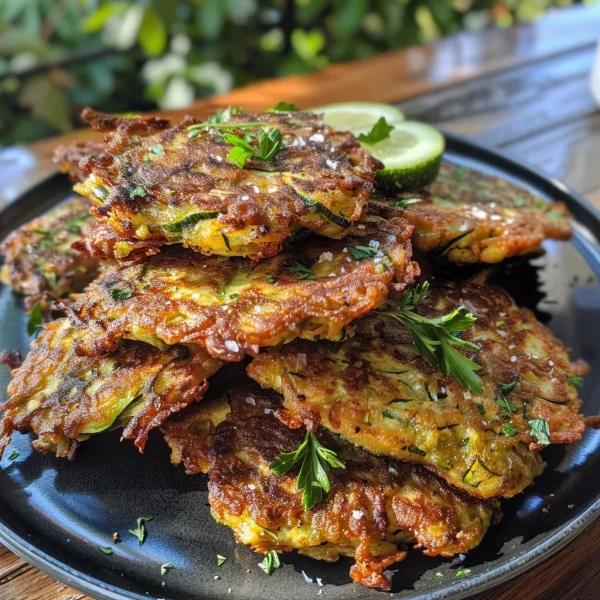 Pork and Zucchini Fritters