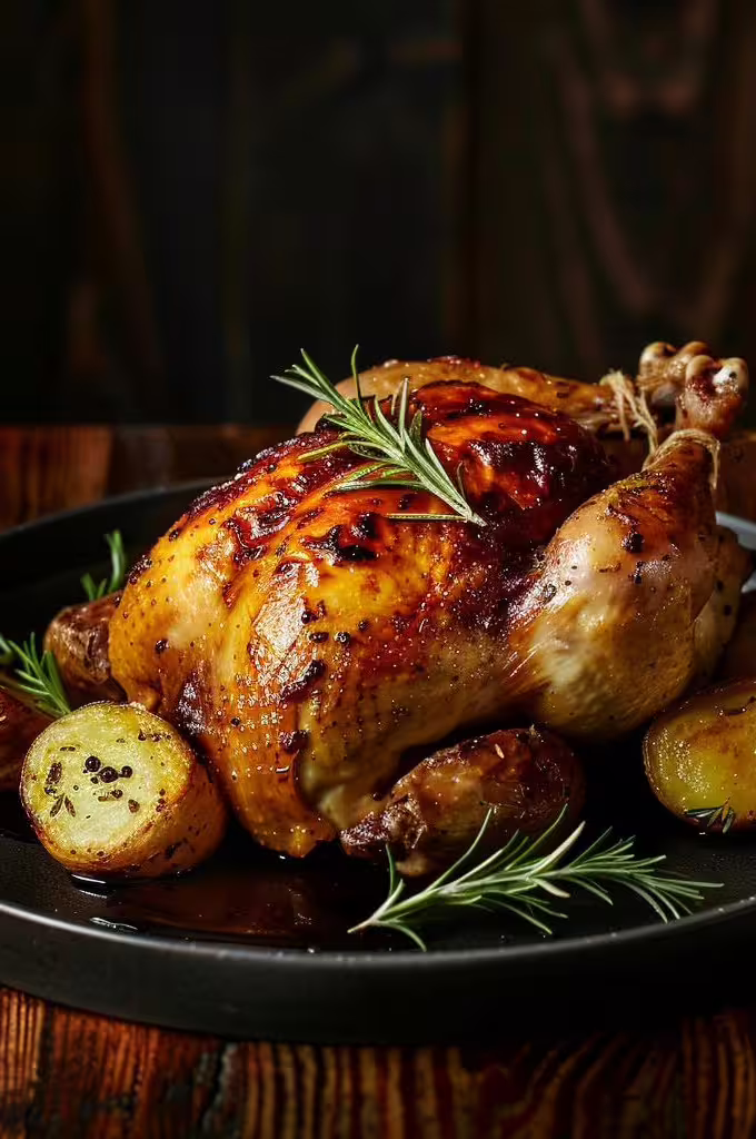 Roast Chicken with Potato