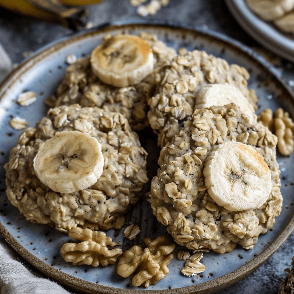 Baked Banana-Nut Oatmeal Cookies - Coolinarco.com