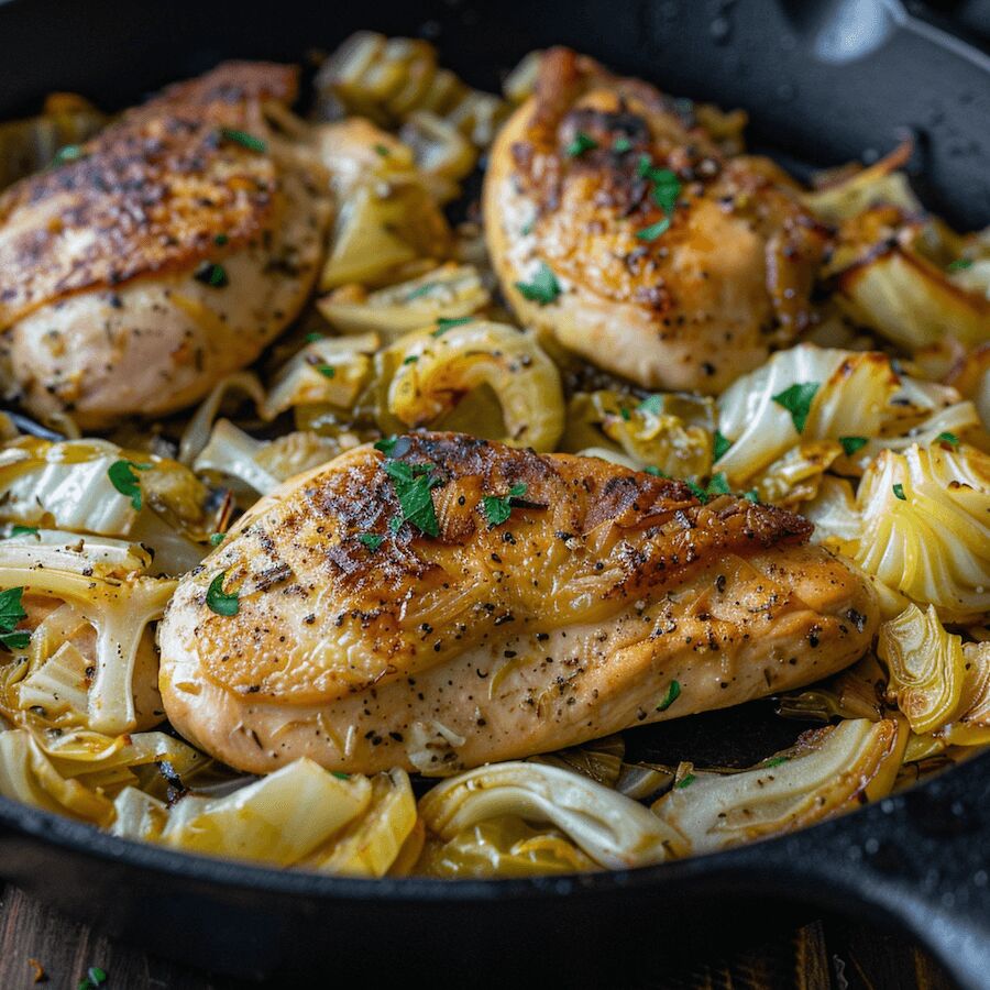 Chicken and Cabbage Skillet - Coolinarco.com