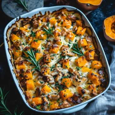 Turkey and Butternut Squash Bake