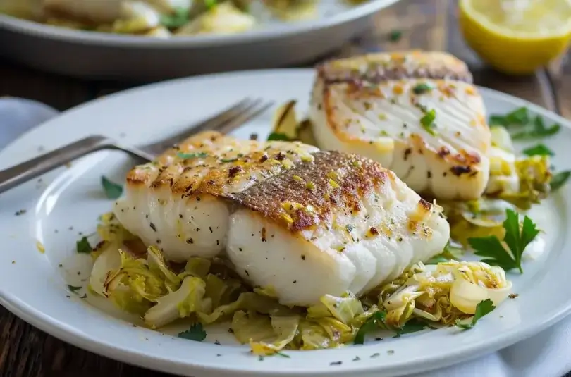 Cod and Cabbage Sauté