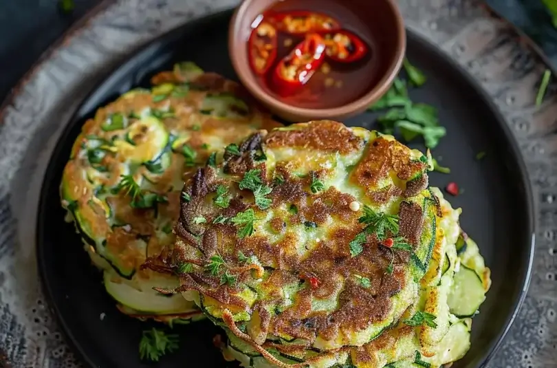 Zucchini and Anchovy Fritters
